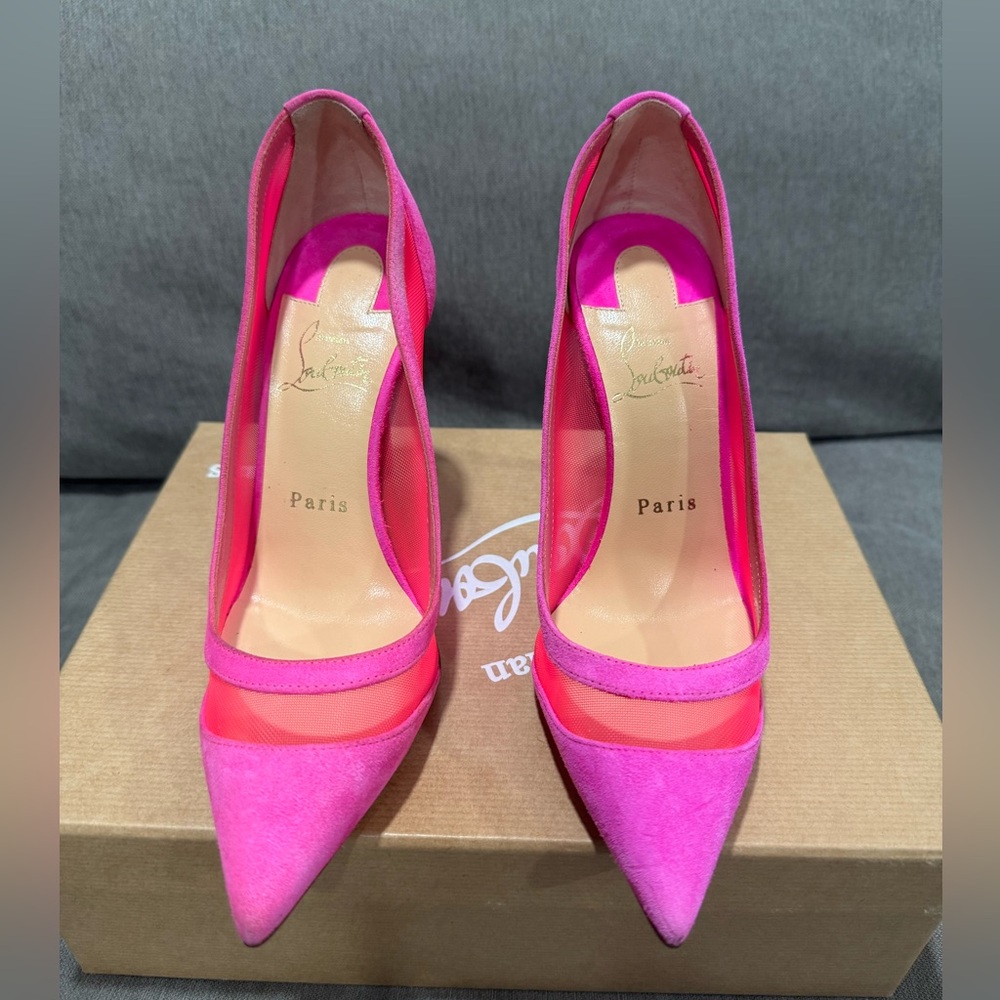 CHRISTIAN LOUBOUTIN Veau Velours Rete Galativi